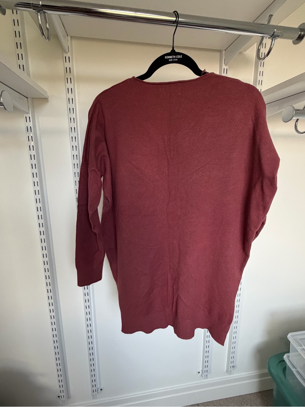 Dreamers oversized v-neck women’s sweater - Picture 2 of 2